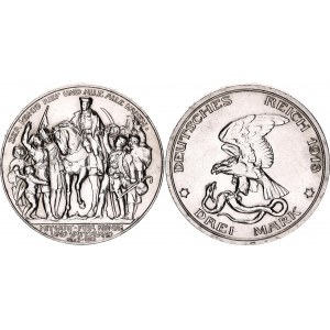 Germany - Empire Prussia 3 Mark 1913 A