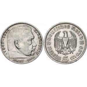 Germany - Third Reich 5 Reichsmark 1935 A