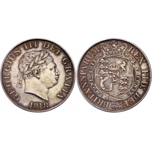 Great Britain 1/2 Crown 1818