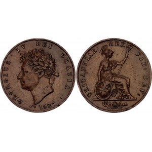 Great Britain 1/2 Penny 1827