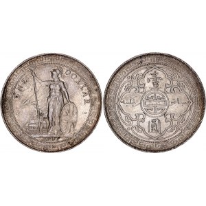 Great Britain 1 Trade Dollar 1907 B