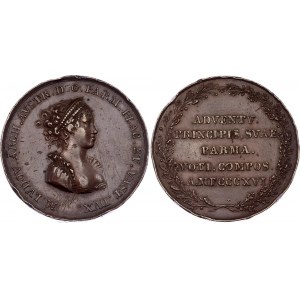Italian States Bronze Medal Entry of Marie Louise of Austria into Parma 1816