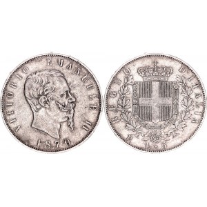 Italy 5 Lire 1870 R