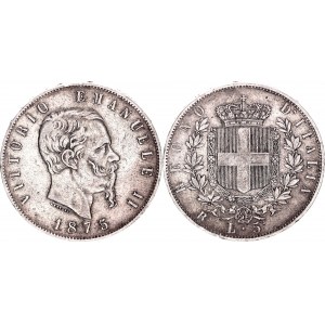 Italy 5 Lire 1875 R