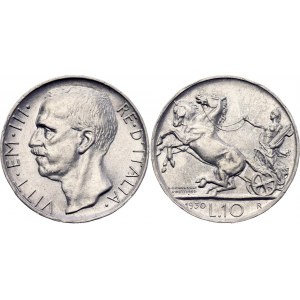 Italy 10 Lire 1930 R