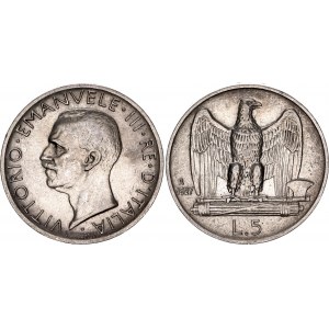 Italy 5 Lire 1927 R