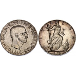 Italy 10 Lire 1936 (XVI) R