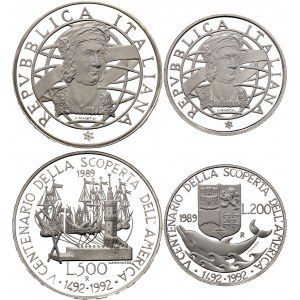 Italy 200 - 500 Lire 1989 R