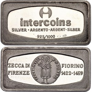 Italy Silver Ingot Zecca di Firenze Fiorino 1422-1459 (ND)