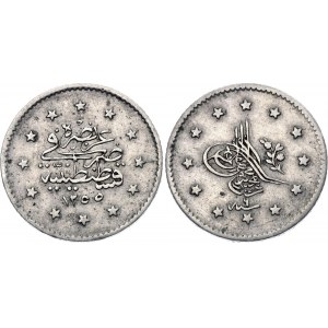 Ottoman Empire 1 Kurush 1844 AH 1255//6