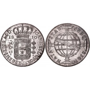 Brazil 960 Reis 1810 B Overstrike