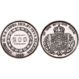 Brazil 200 Reis 1862