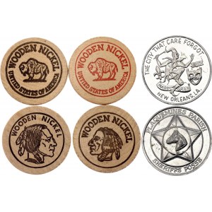 United States Lot of 6 Tokens 1968 - 1973