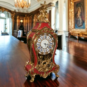 Zegar konsolowy „LEROY / A PARIS” Francja, Paryż, ok. 1750 r.