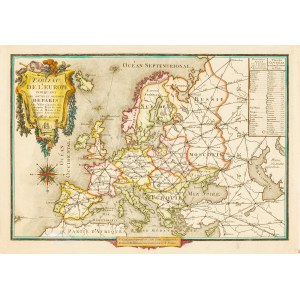 Charles Oudiette (XVIII/XIX w.), Mapa Europy, 1794