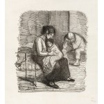 Théophile Alexandre Steinlen (1859 - 1923), Nędza (Misère lub Misery), 1896