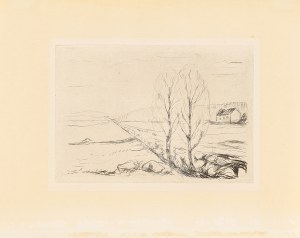 Edvard Munch (1863 - 1944), Norweski pejzaż (Norwegische Landschaft), 1908