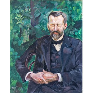Stanisław Żurawski (1889 - 1976), Porträt eines Mannes [Jan Nepomucen Rogoziński], 1913
