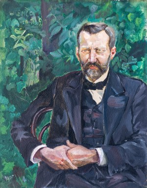 Stanisław Żurawski (1889 - 1976), Portret mężczyzny [Jan Nepomucen Rogoziński], 1913