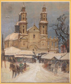 Henryk Uziembło (przypisywany), Katedra Wniebowzięcia Najświętszej Marii Panny w Pińsku, l. 30. XX w.
