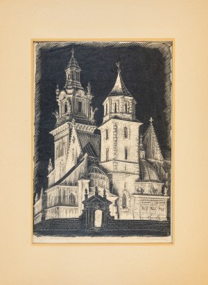 Witold Chomicz (1910-1984), Iluminacja Wieży Srebrnych Dzwonów na Wawelu, 1935