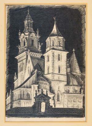 Witold Chomicz (1910-1984), Iluminacja Wieży Srebrnych Dzwonów na Wawelu, 1935