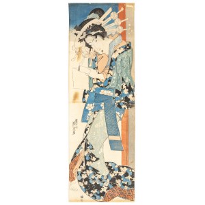 Eisen Keisai (1790-1848), Oiran [kurtyzana najwyższej rangi], ok. 1830-1845