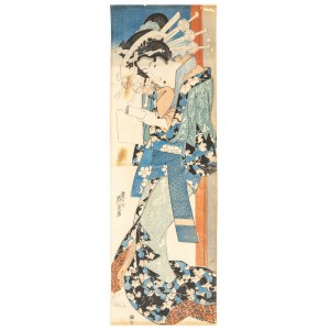 Eisen Keisai (1790-1848), Oiran [courtesan of the highest rank], ca. 1830-1845.