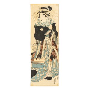 Eisen Keisai (1790-1848), Oiran [Kurtisane von höchstem Rang], vor 1845