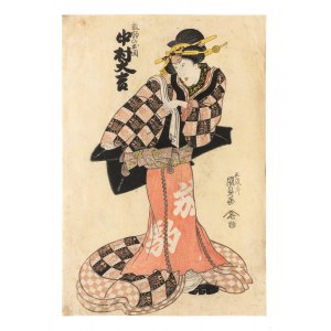 Utagawa Kunisada (1786-1865), Gejksha Kokatsu, před rokem 1844