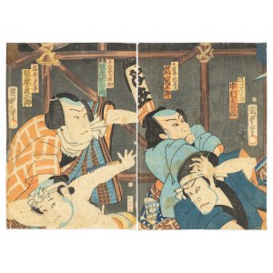 Utagawa Kunisada II (1723-1880), Skrytobójcy, 1865