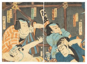 Utagawa Kunisada II (1723-1880), Skrytobójcy, 1865