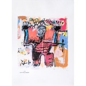 Jean-Michel Basquiat, Ohne Titel (Schwarzer König, Hände hoch)