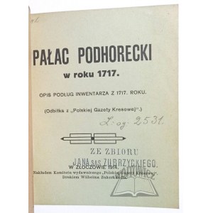 Podhorecký palác v roku 1717.