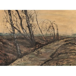 Odo DOBROWOLSKI [1883-1917], Bäume im Wind, 1914.
