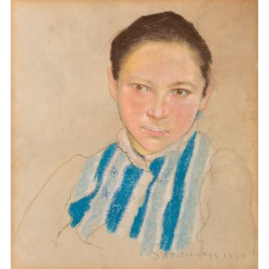 Stanisław Wyspiański, Portret dziewczyny, 1895