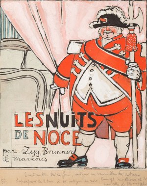 Louis Marcoussis (wł. Ludwik Kazimierz Władysław Markus), Projekt okładki „L’Assiette au Beurre”, 1912