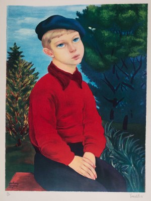 Moses Kisling (1891-1953), Boy in a beret