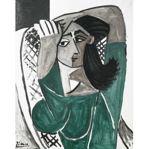Pablo Picasso (1881-1973), Žena si češe vlasy