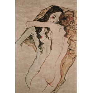 Egon Schiele (1890-1918), Zwei Frauen in Umarmung