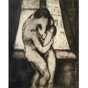 Edvard Munch (1863-1944), Der Kuss