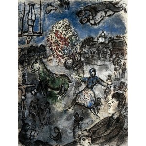 Marc Chagall (1887-1985), Das grüne Pferd