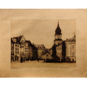 Feliks Jablczynski (1865-1928), Castle Square, 1920