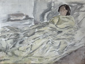 Leopold Gottlieb (1883-1934), Śpiąca kobieta