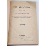 ILOWAJSKI - GRODZIEŃ SejmM ROKU 1793 vydaný v roce 1872