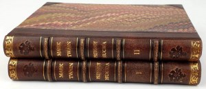TWAIN - THE ADVENTURES OF HUCK vol. 1-2 [complete in 2 vols.] 1st ed.