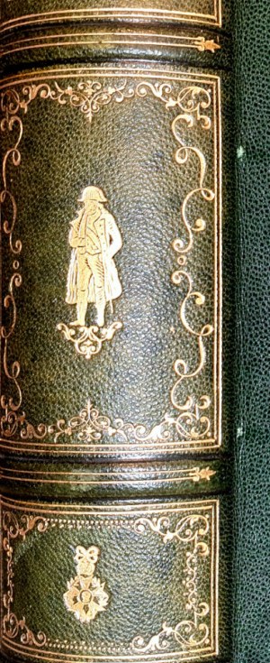 [MUNDURY WOJSK NAPOLEOŃSKICH] SAINT-HILAIRE- HISTOIRE ANECDOTIQUE, POLITIQUE ET MILITAIRE DE LA GARDE IMPERIALE wyd. 1847, 39 akwarel, Napoleon