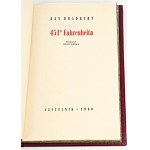 BRADBURY- 451° FAHRENHEITA . wyd. 1, 1960