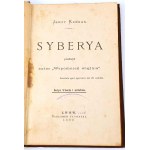 KENNAN- SYBERYA T.1-3 [komplet] wyd. Lwów 1895r., oprawa Żenczykowski