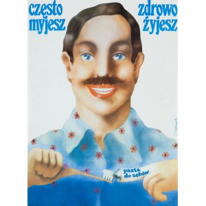 proj. Jerzy CZERNIAWSKI (ur. 1947), Często myjesz, zdrowo żyjesz, 1974